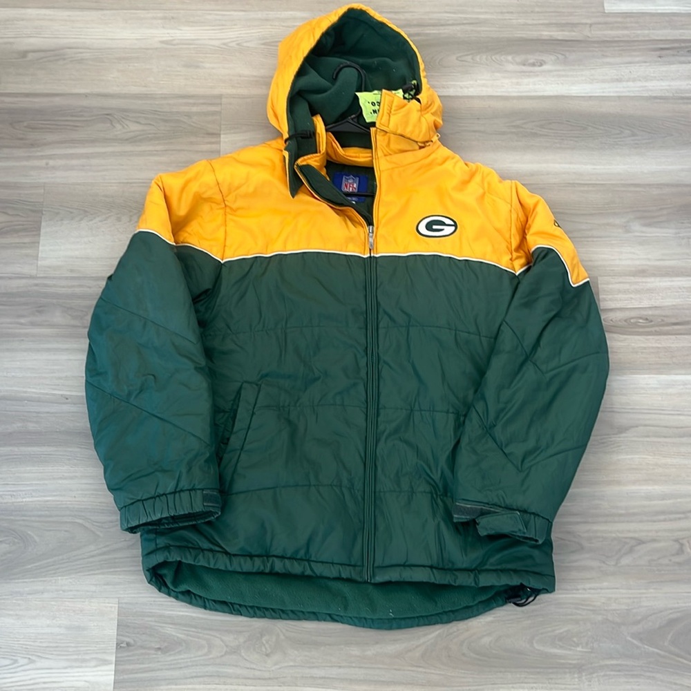 1990’s Reebok Green Bay Packers Puffer Coat